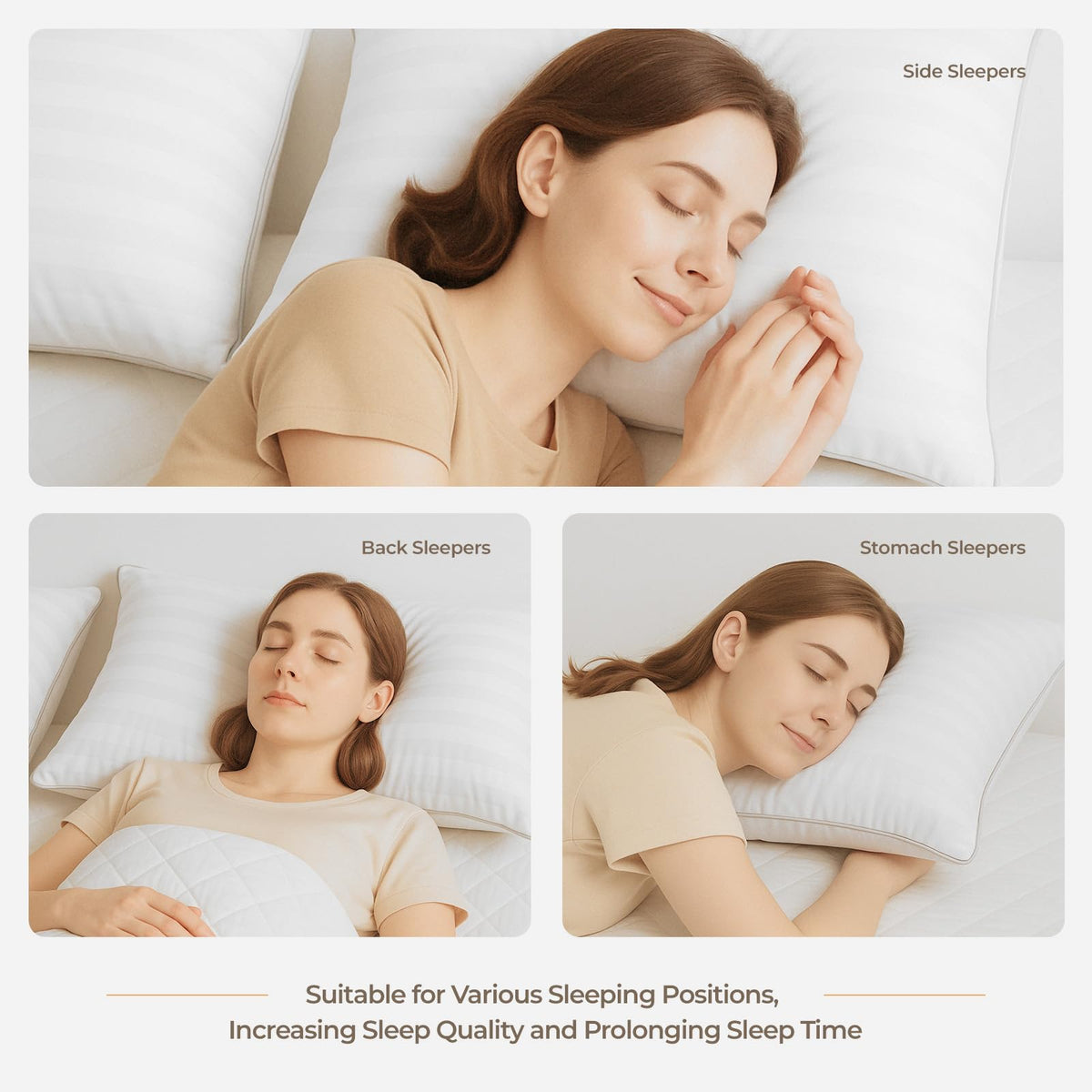King Size Down Alternative Pillows Set of 2 L873140