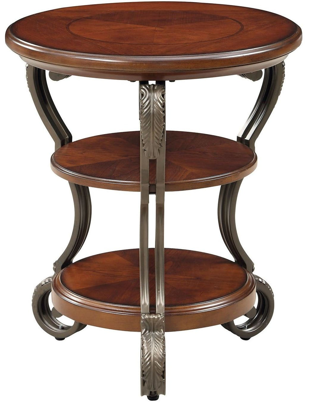 Brown Cherry End Side Nesting Tables L799678