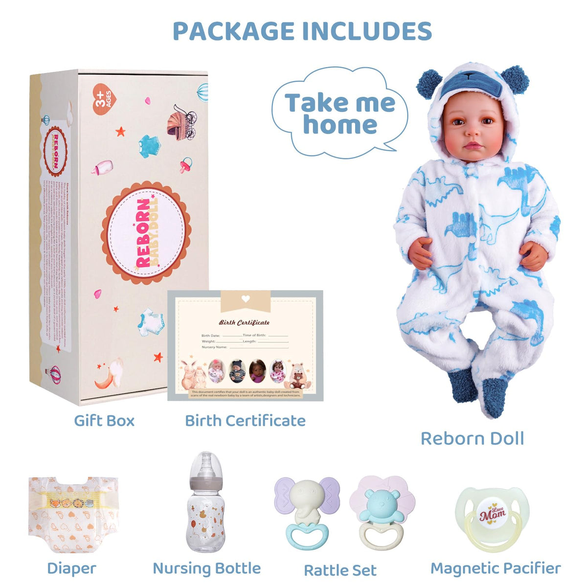 20 Inch Reborn Baby Doll Boy F38121