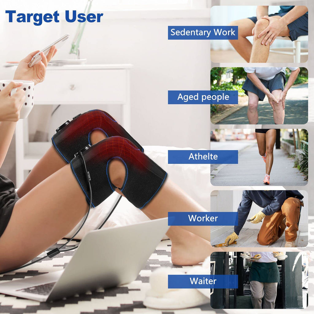 Knee Massager with Heat and Air Compression D8698