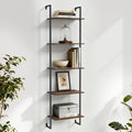 5 Tier Wall Mounted Bookshelf H131