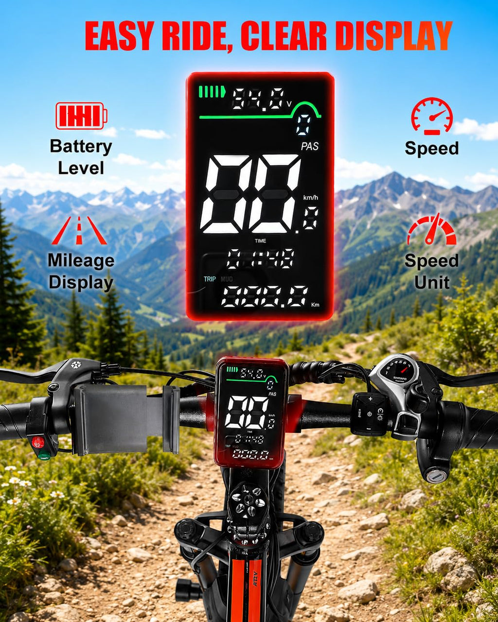 26" Fat Tire Electric Bike O435