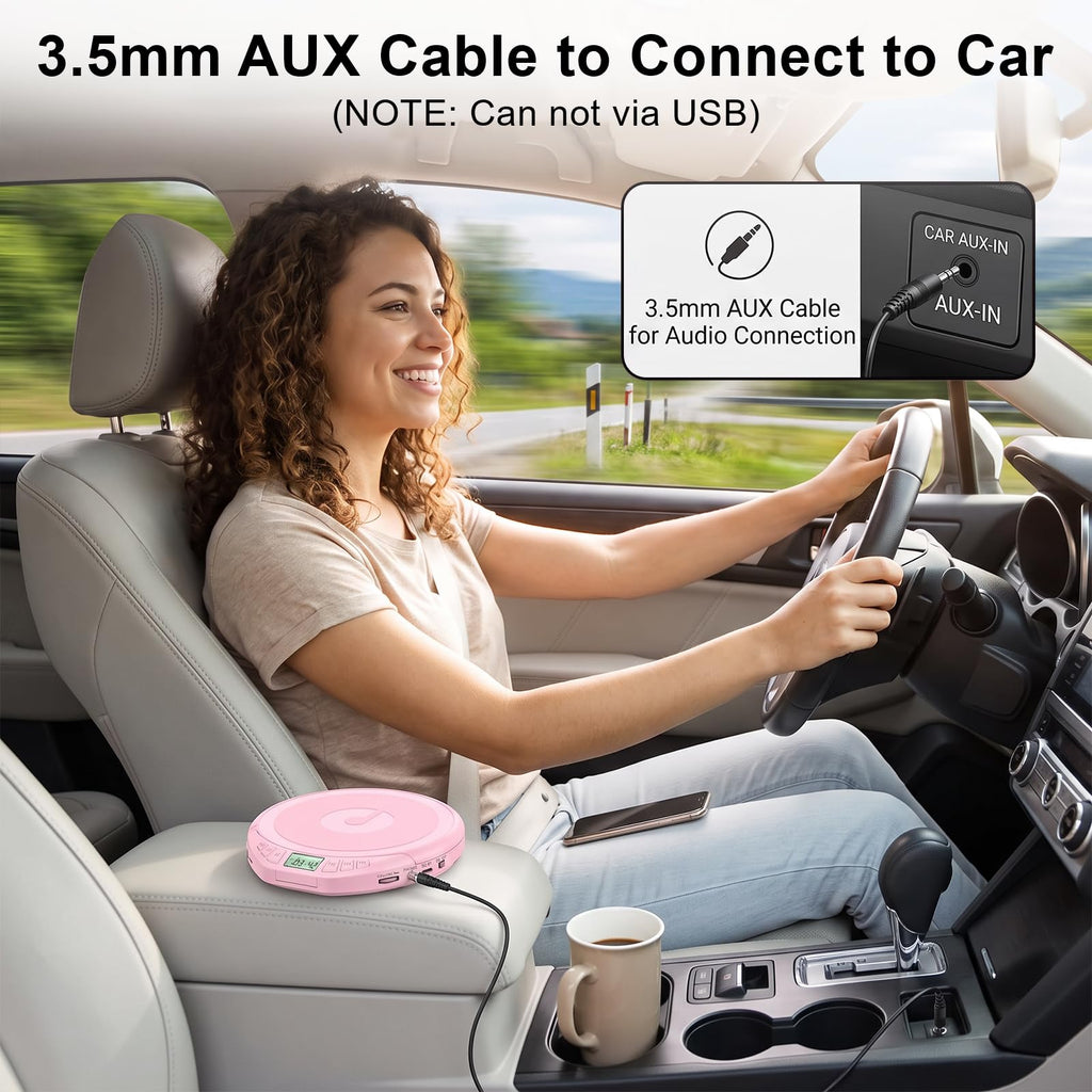 Portable CD Player with Earphones U9141