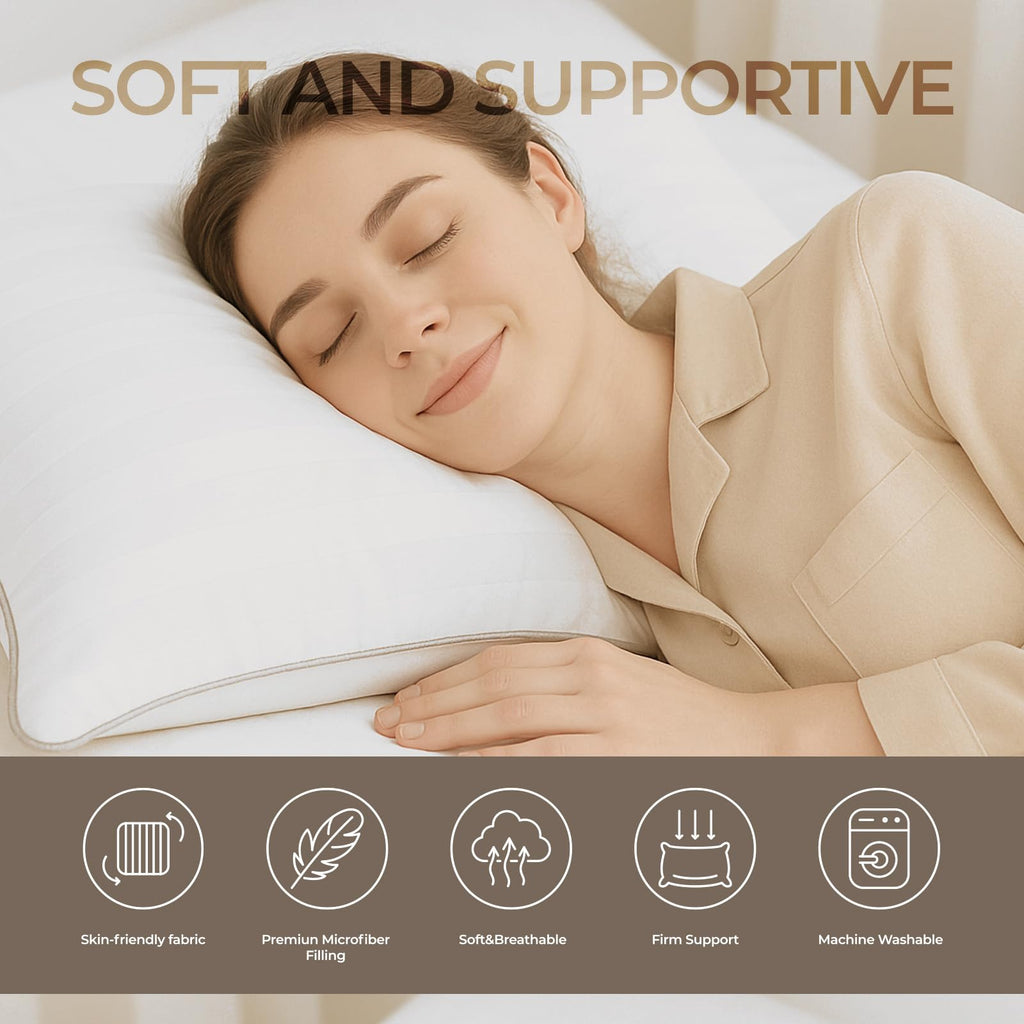 King Size Down Alternative Pillows Set of 2 L873140