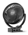 8" Black Clip on Fan X629