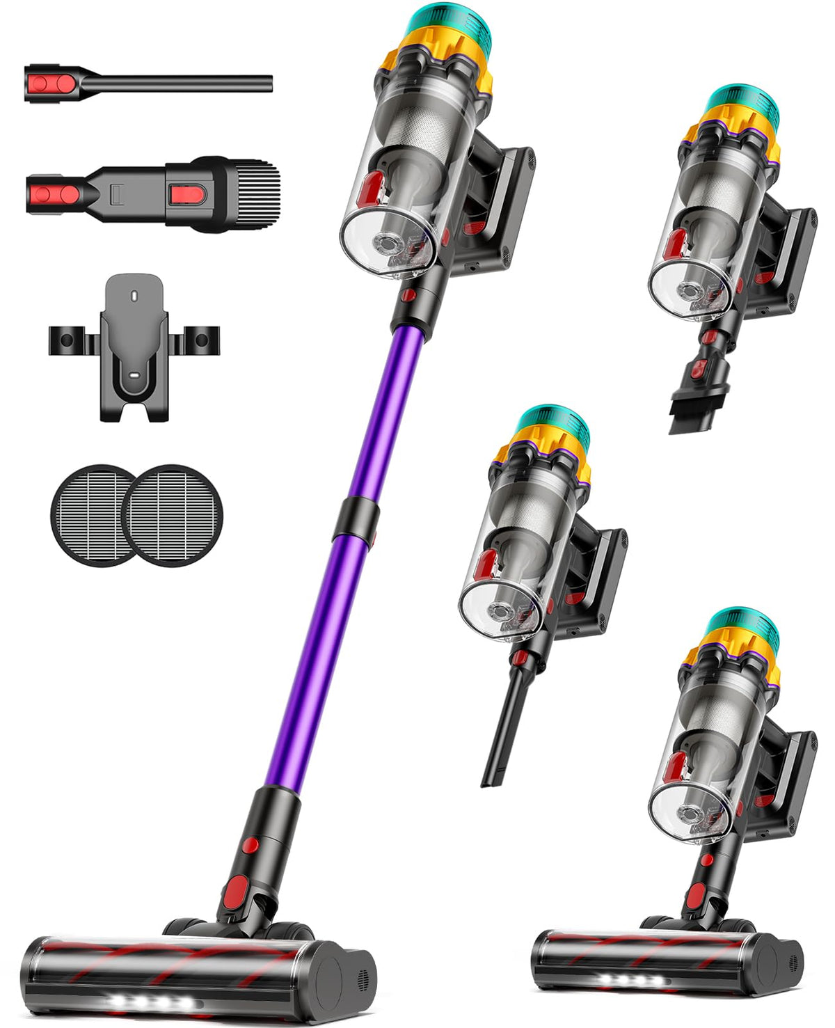 Cordless Stick Vacuum Cleaner 650W 60KPA K863577