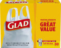 13 Gal. Tall Kitchen Handle-Tie Bags 50 ct Pack of 4 L45152