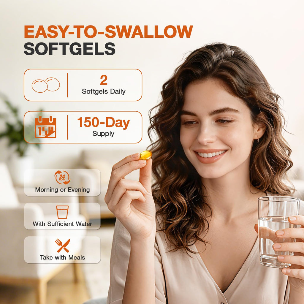 Odorless Garlic Capsules 10,000mg 300 Softgels V86942