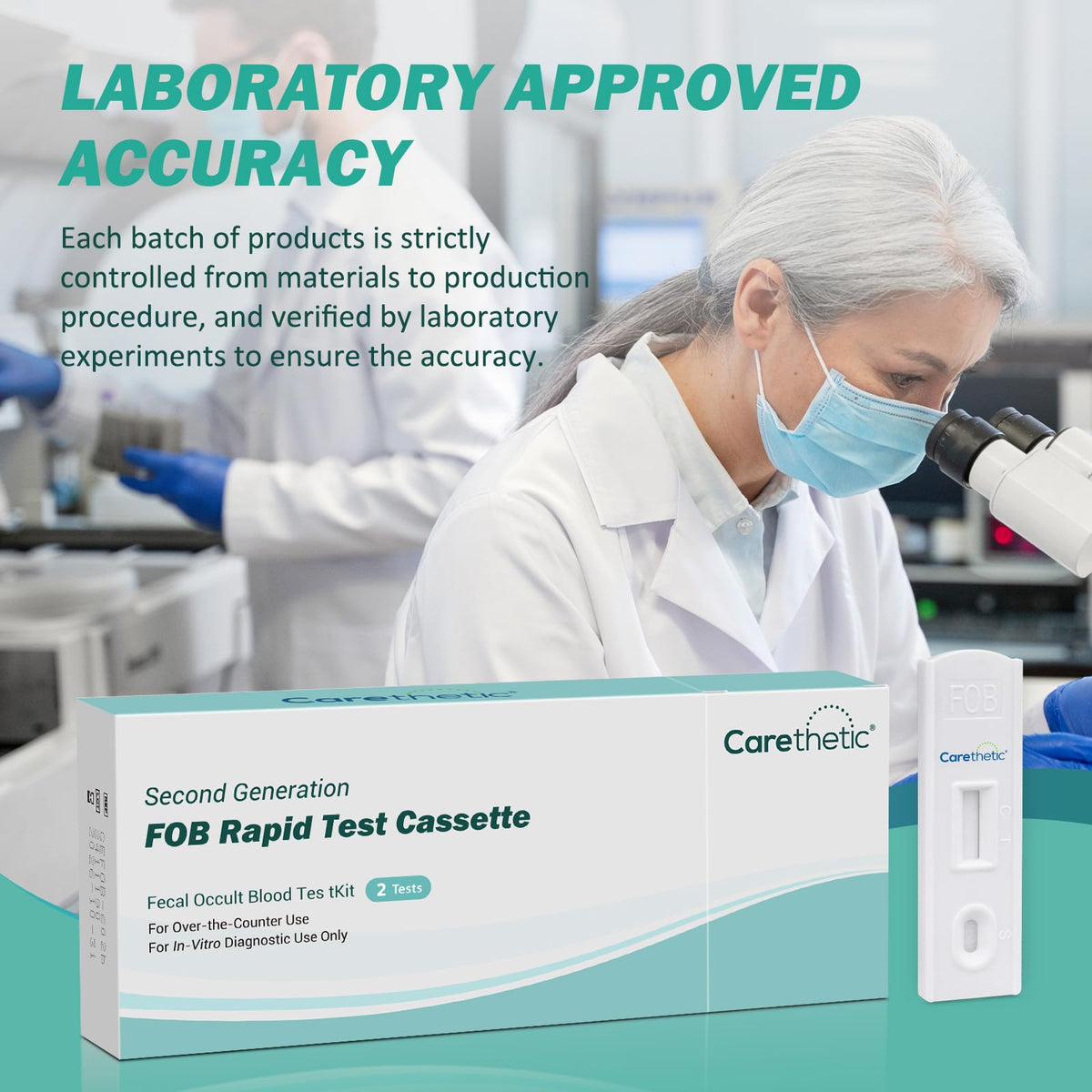Immunochemical Fecal Occult Blood Screening Kit 2 Pack T855