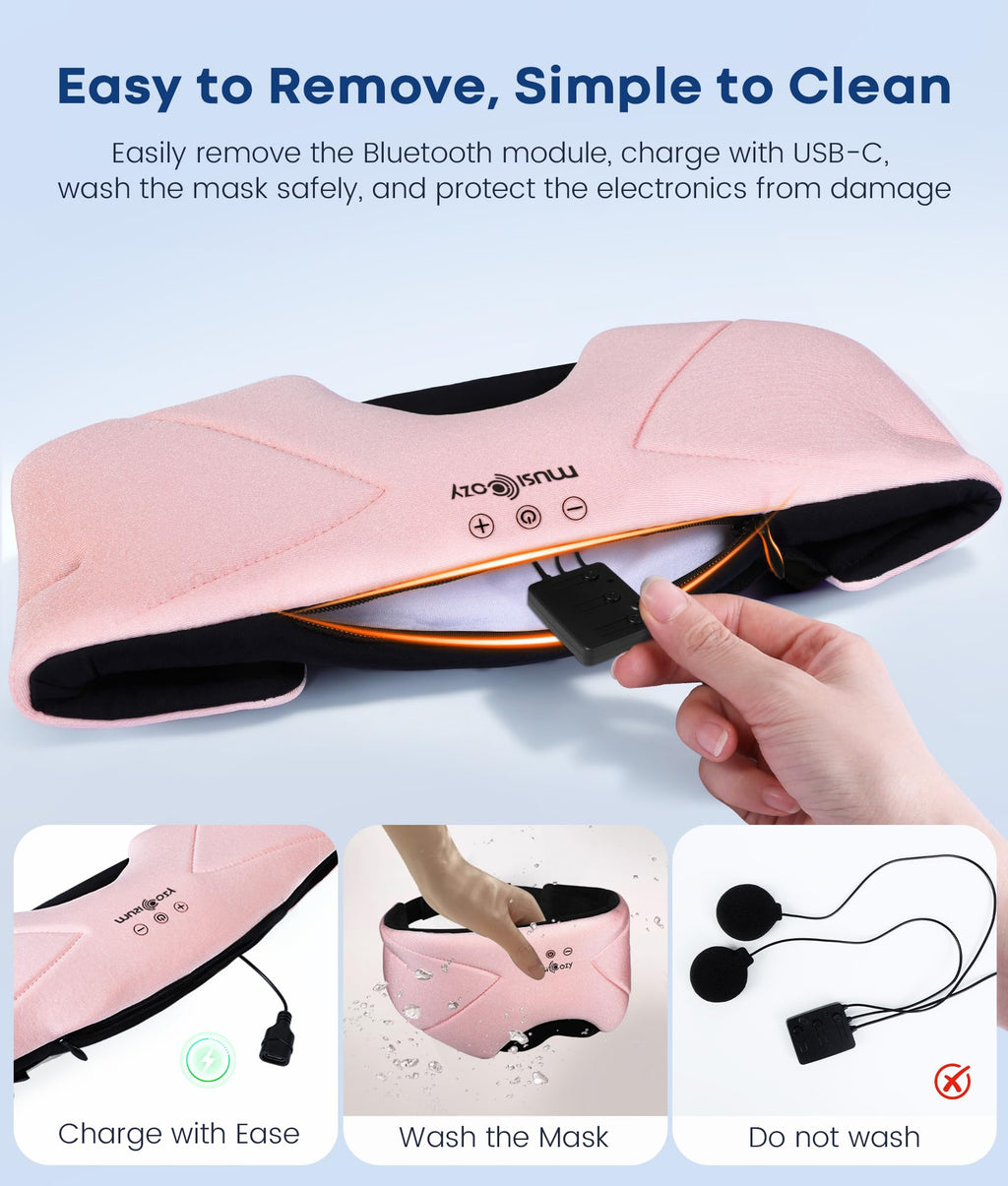 Bluetooth Sleep Mask Headphones W293