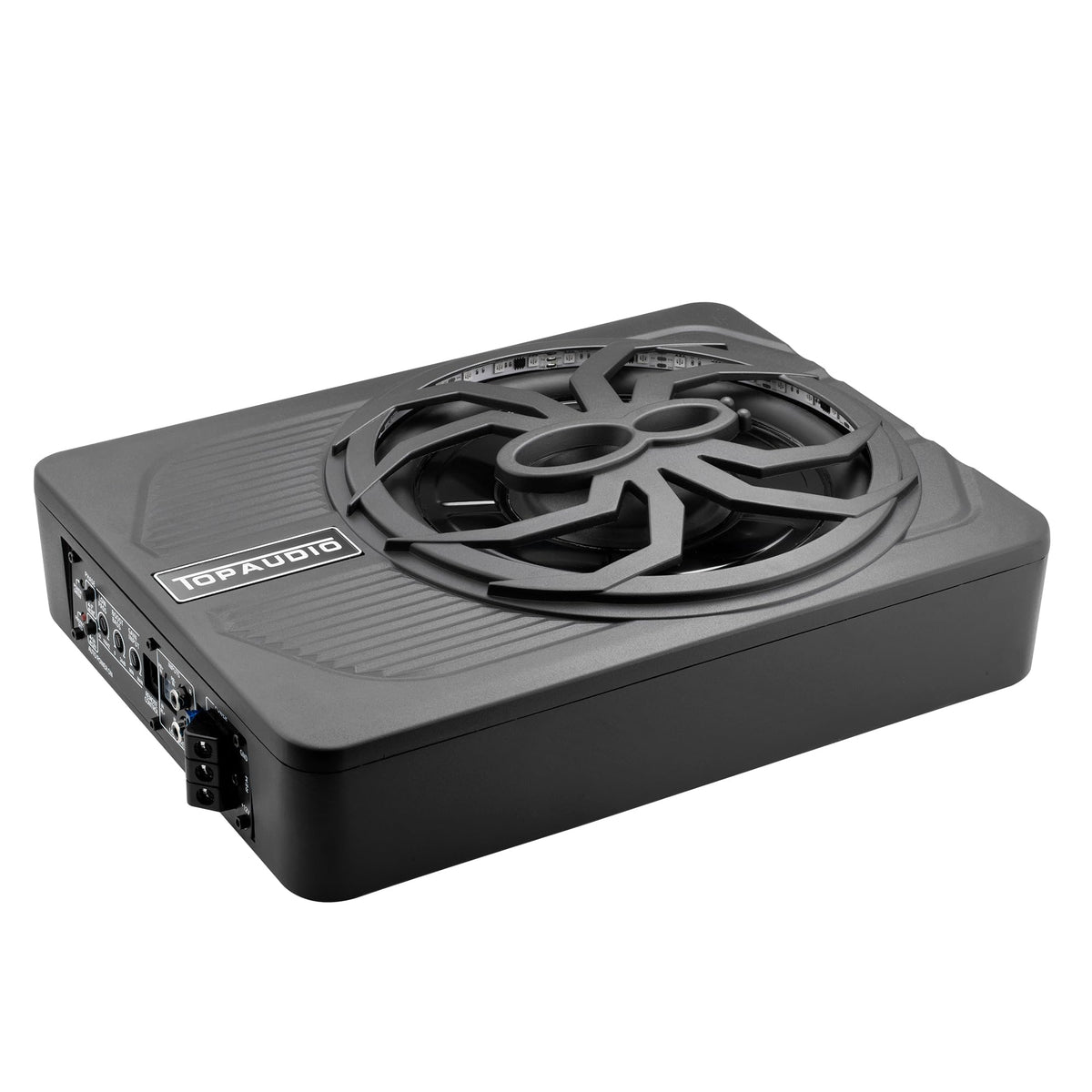 10" Inch Low Profile Underseat Car Subwoofer with Built in Amplifier D236
