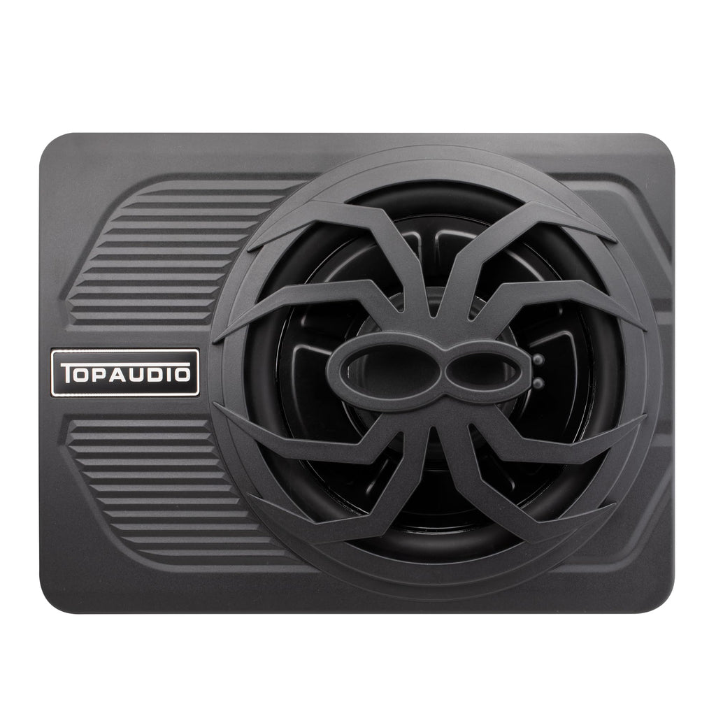 10" Inch Low Profile Underseat Car Subwoofer with Built in Amplifier D236