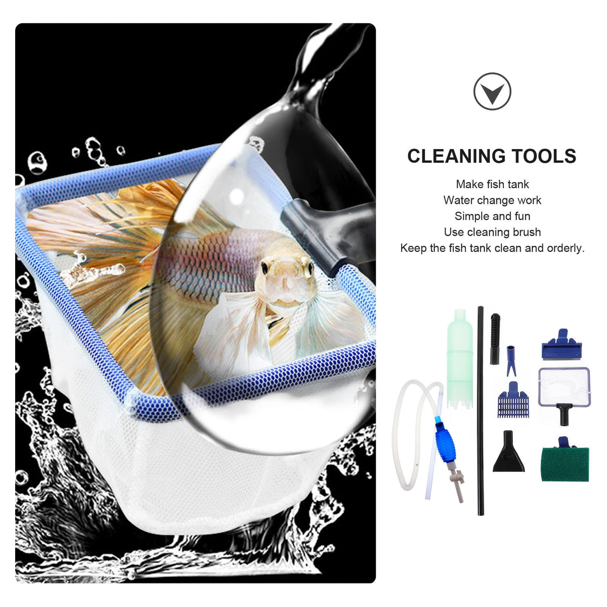 Fish Tank Water Changer Siphon Cleaner with Flow Control F969