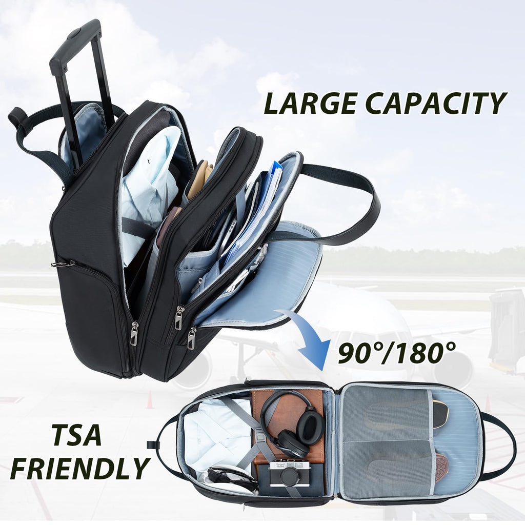 16" Underseat Rolling Lightweight Suitcase Y465733