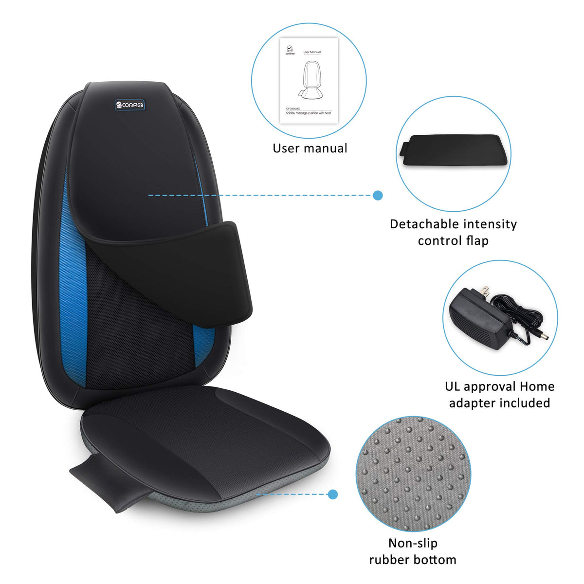 Shiatsu Back Massager with Heat Y4943