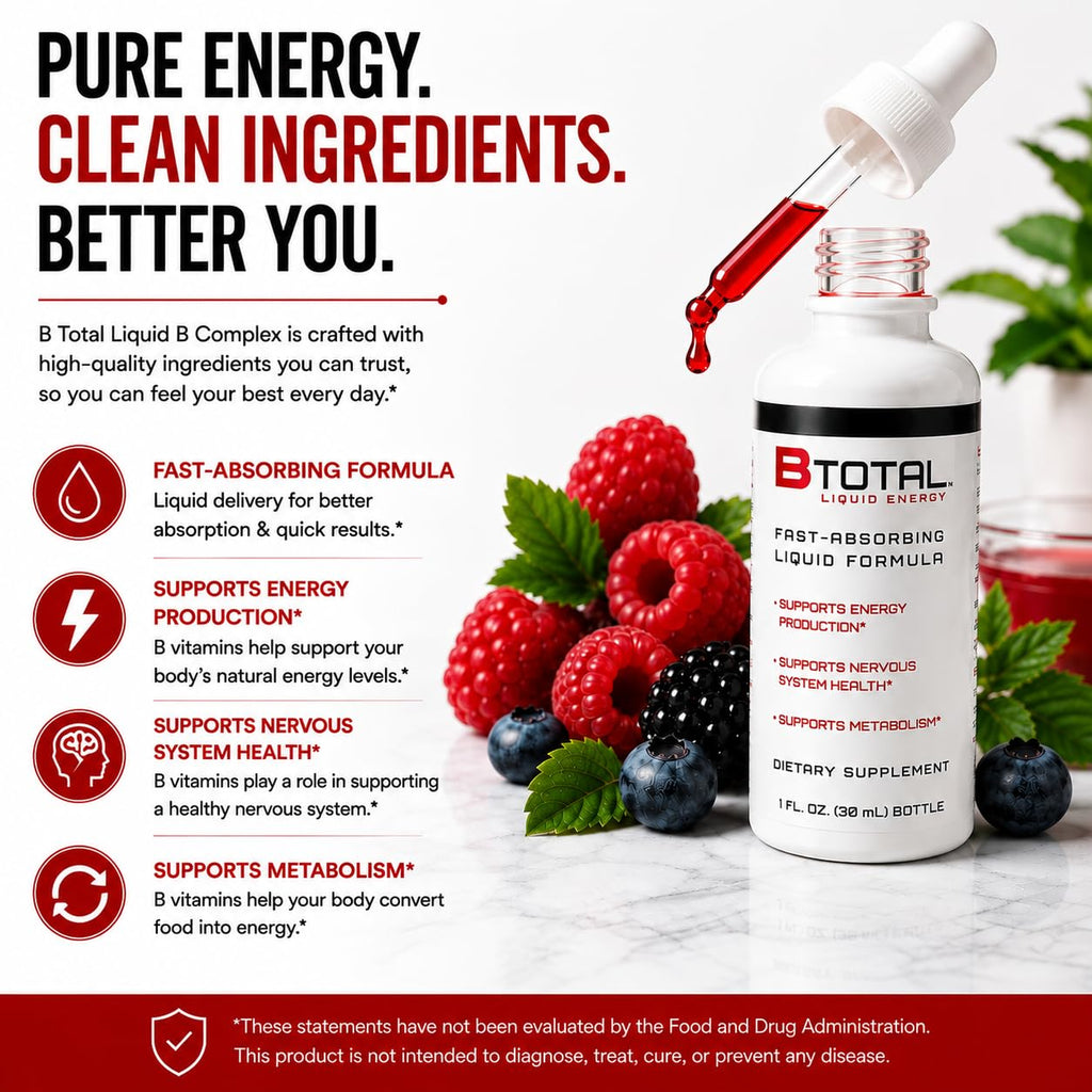 Berry 2 fl oz Sublingual Vitamin B Complex Liquid Drops I38446