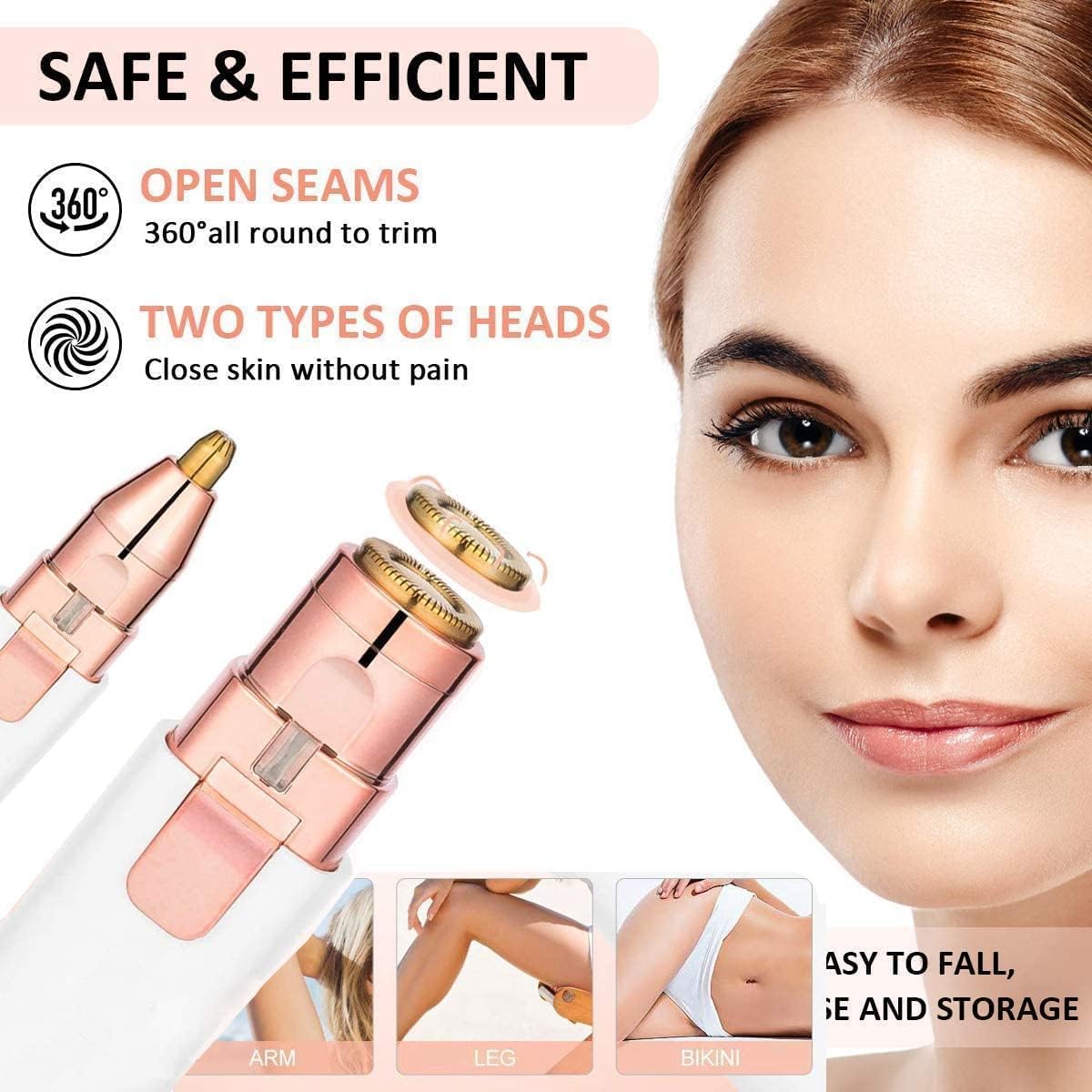2 in 1 Rechargeable Eyebrow Trimmer U78604