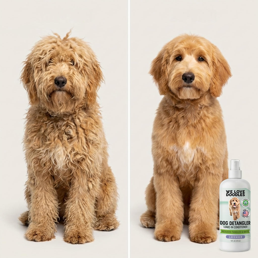 Dog Detangler Spray, Leave-in Conditioner Spray, Lavender, 16 OZ Q32340