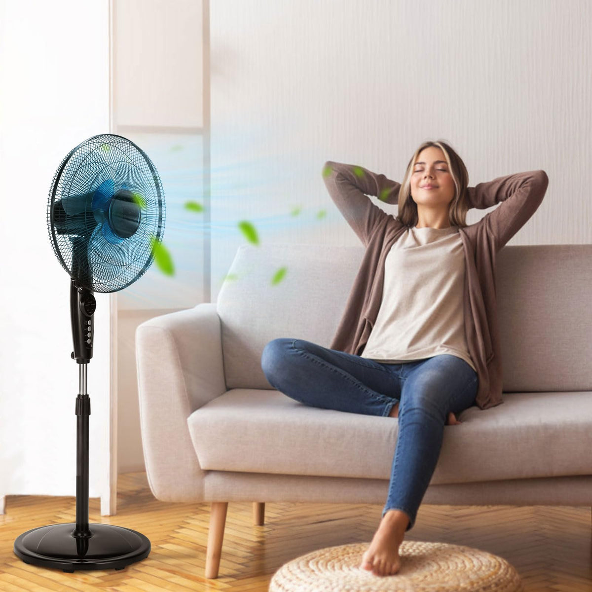 16” Pedestal Fan with 3-Speed Digital Control P631436