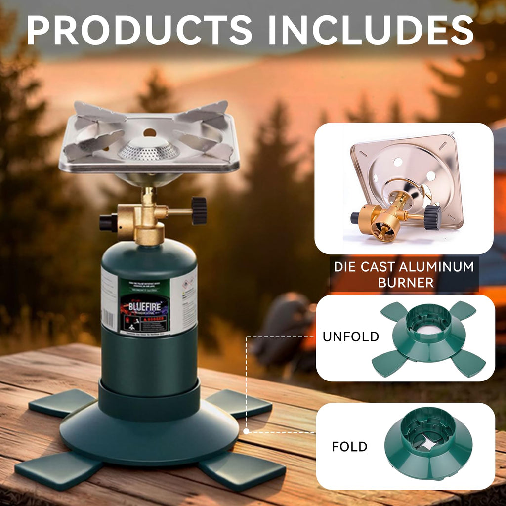 Portable 10000BTU Single Burner Propane Camping Stove V65111