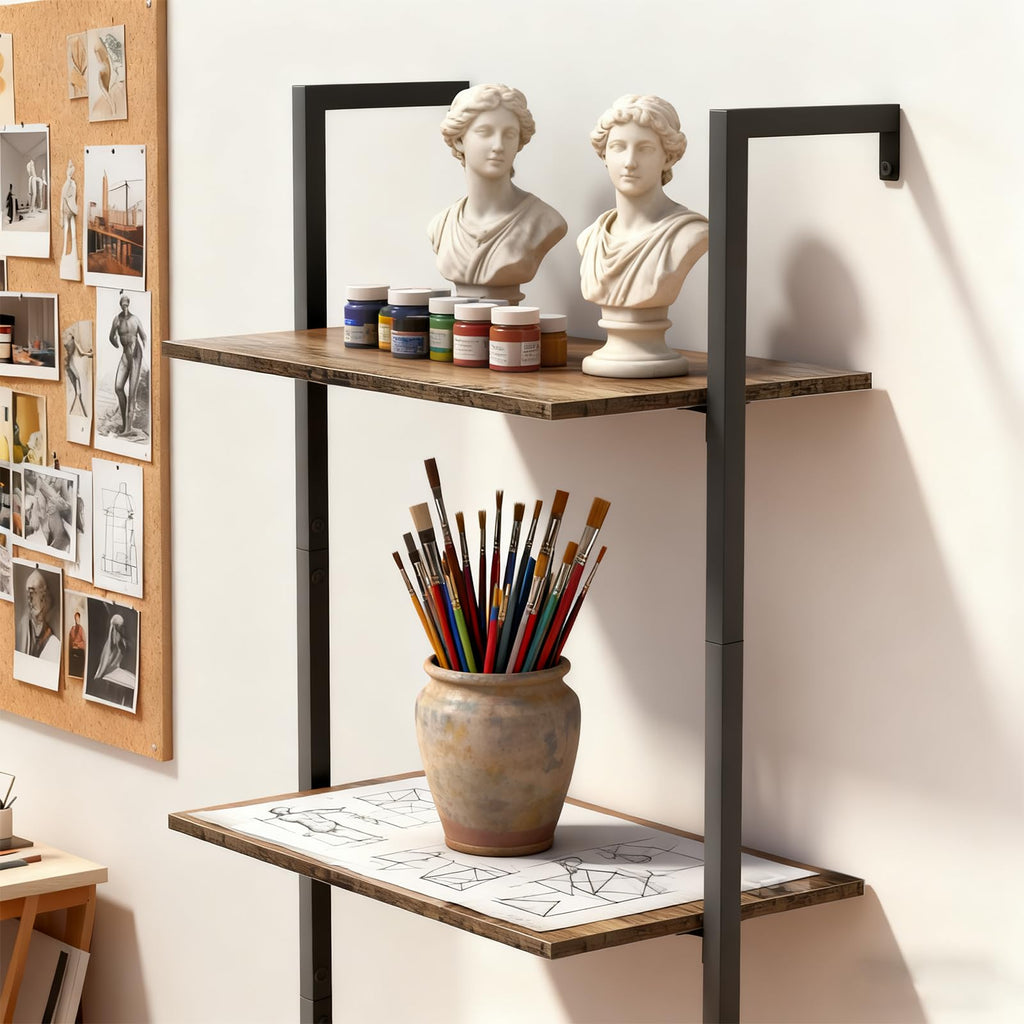 5 Tier Wall Mounted Bookshelf H131
