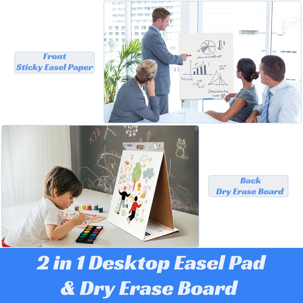 Sticky Easel Pads 20x23 Inches 20 Sheets 4 Pads A268308