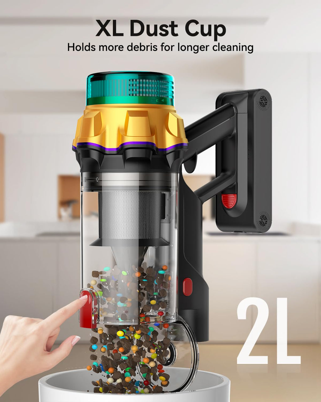 Cordless Stick Vacuum Cleaner 650W 60KPA K863577