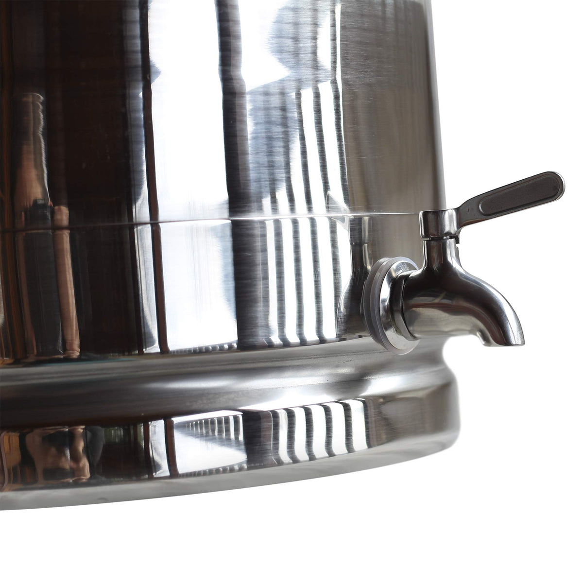 Stainless Steel Milk Transport Cans with Sealed Lid and Spigot Dispenser 50 Liter J7529