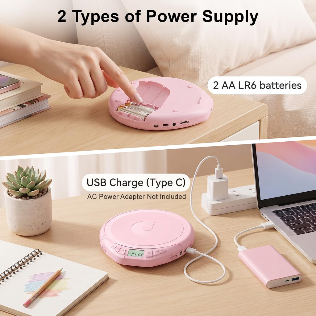 Portable CD Player with Earphones U9141
