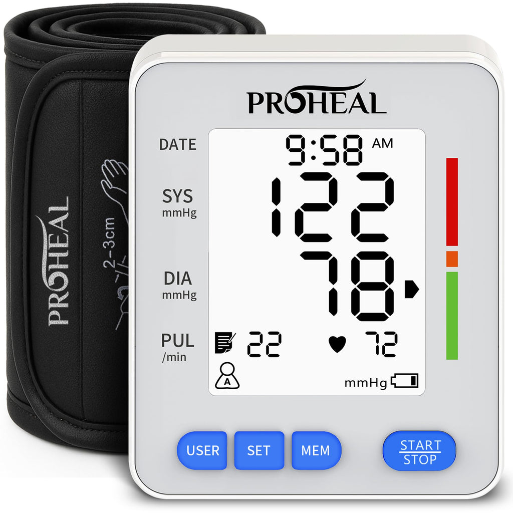 Talking Blood Pressure Monitor with Upper Arm Cuff, Backlit Display, Carry Bag B15607