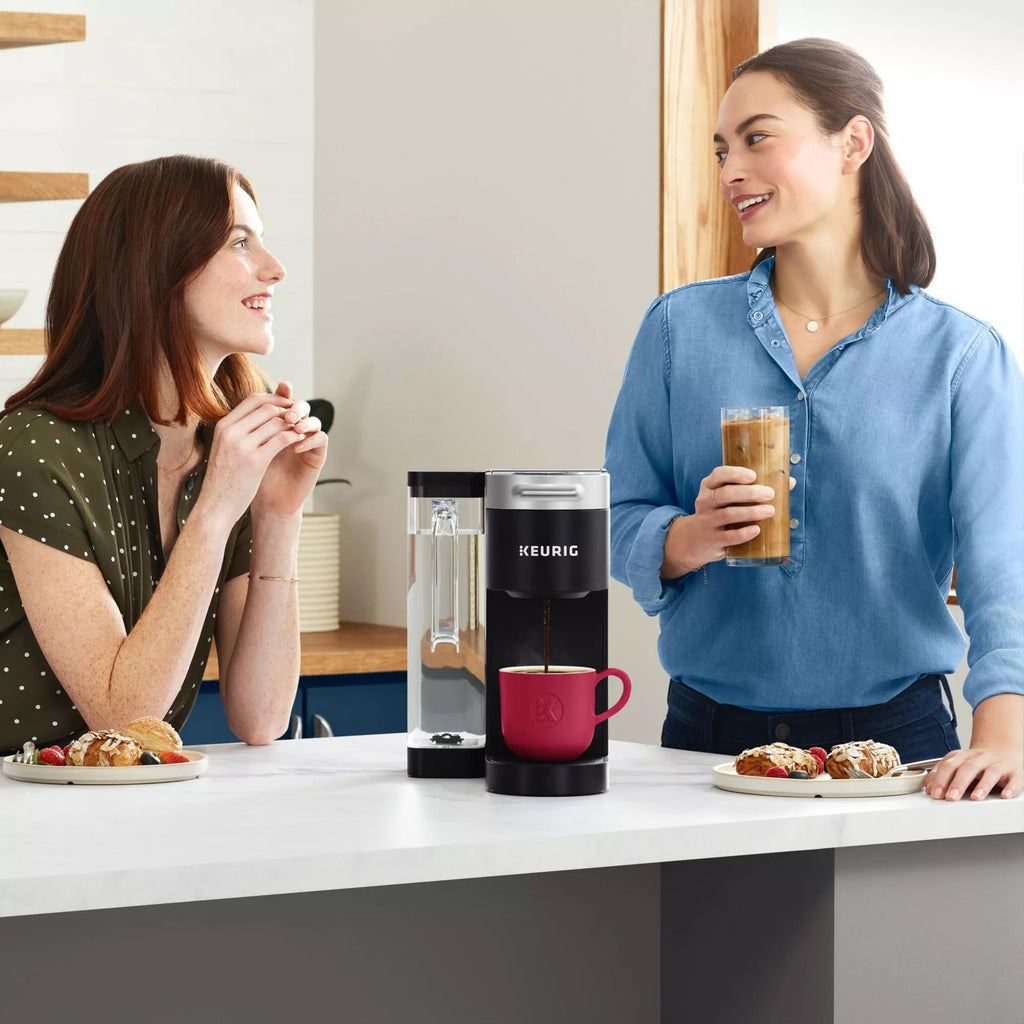 Single Serve K-Cup Pod Coffee Maker, 4 Brew Sizes, 66oz Removable Reservoir, Black V18613