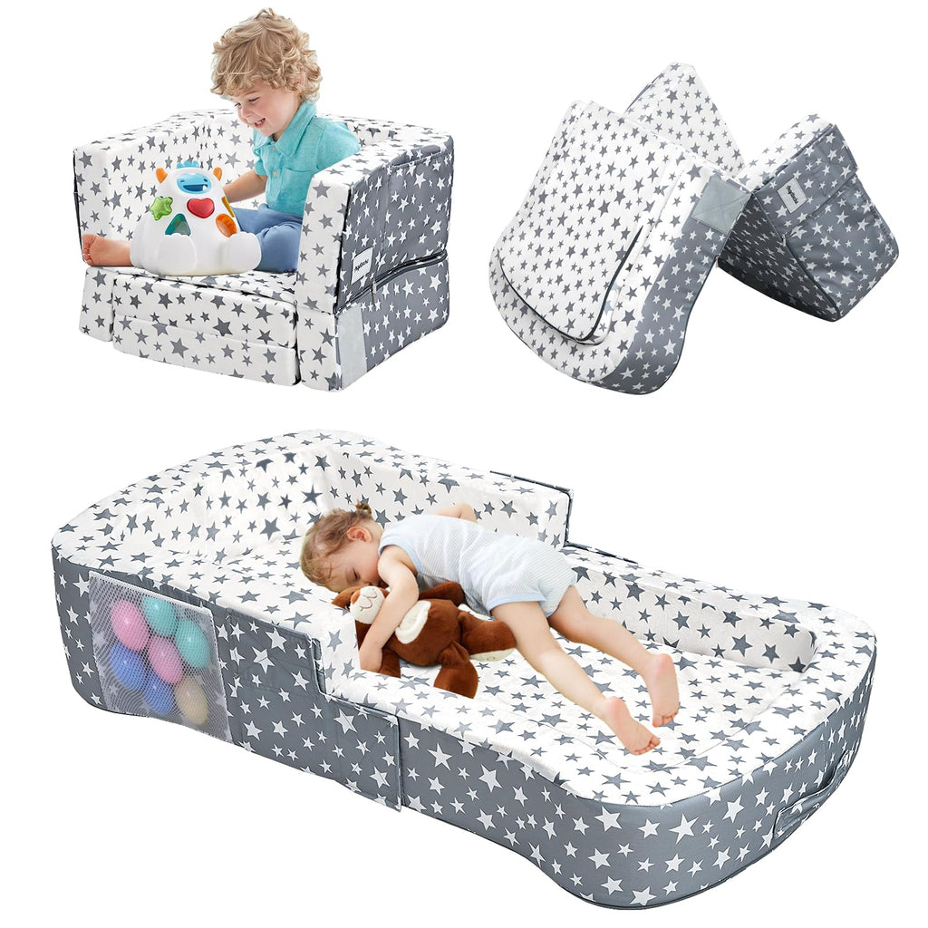 Portable Toddler Travel Bed & Chair 2-in-1 X951