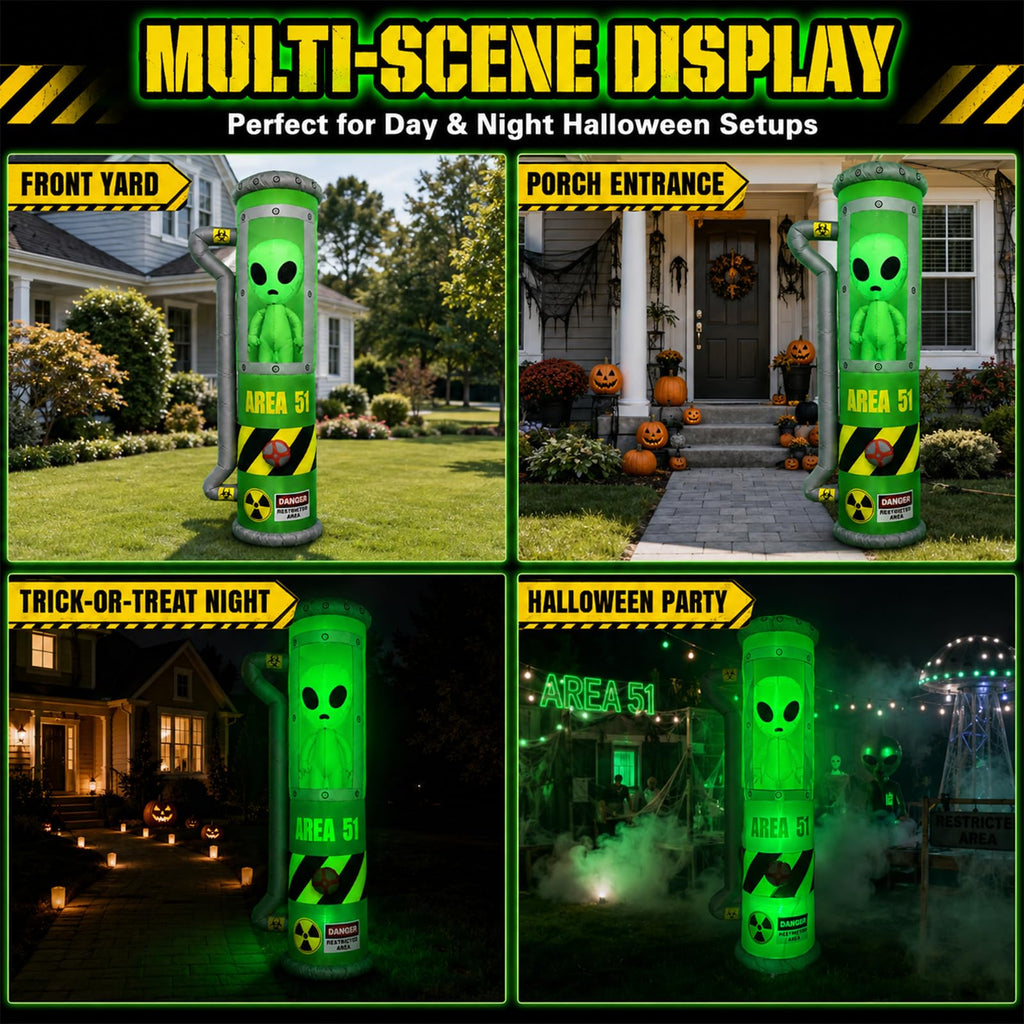 8FT Inflatable Outdoor Decoration with LEDs K211627