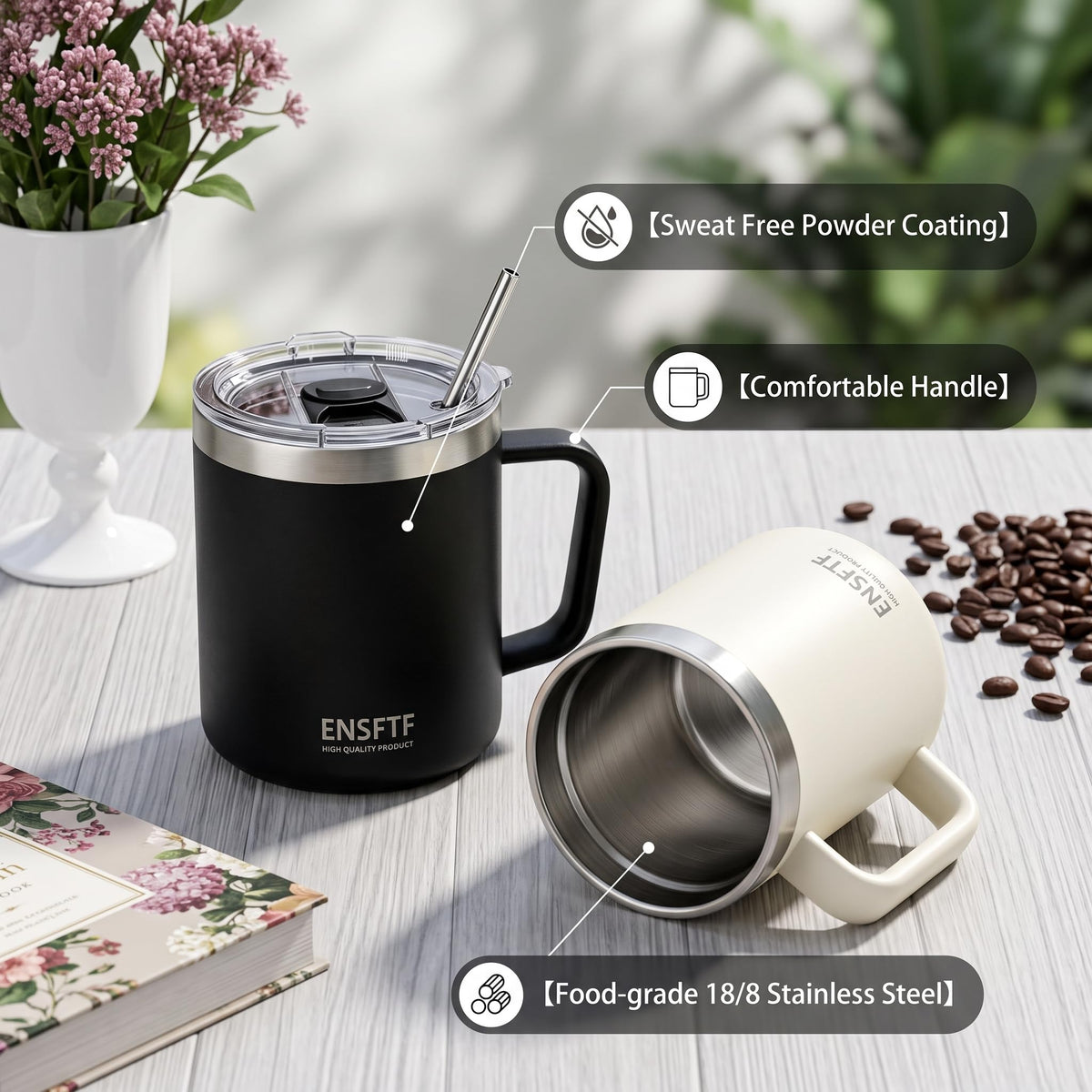 Travel Coffee Mug 2-Pack V9873