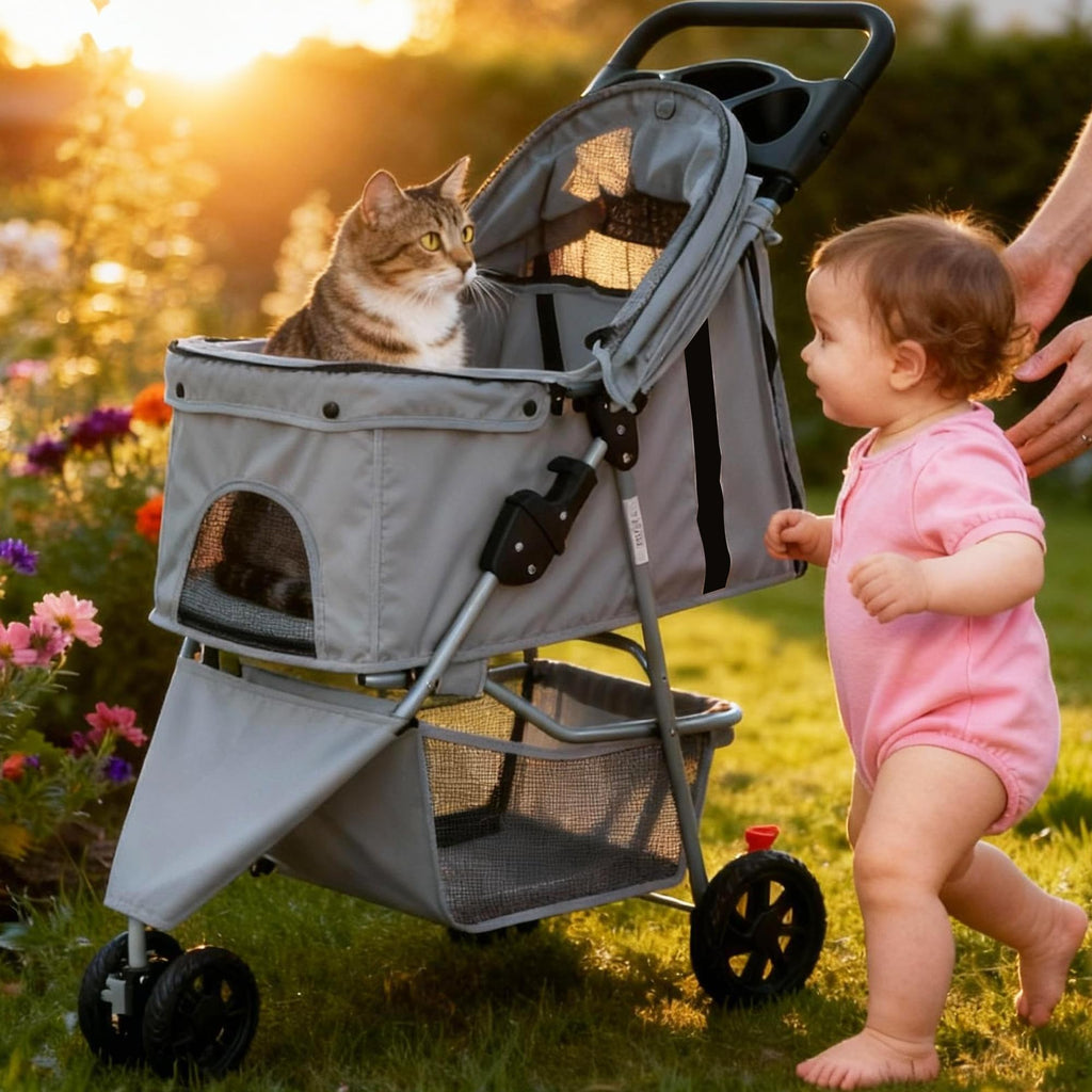 3 Wheels Pet Stroller C3599