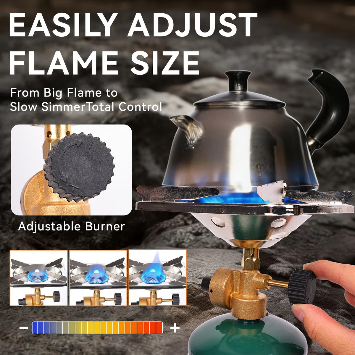 Portable 10000BTU Single Burner Propane Camping Stove V65111
