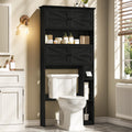 Wooden Over The Toilet Storage Cabinet with Barn Door Y216049