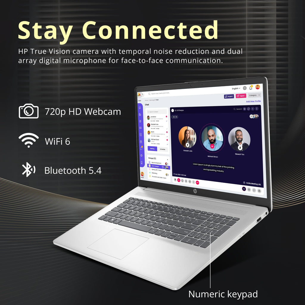 17.3" HD+ Touchscreen Laptop, AMD Ryzen 5, 16GB RAM, 1.5TB Storage, Silver F8139