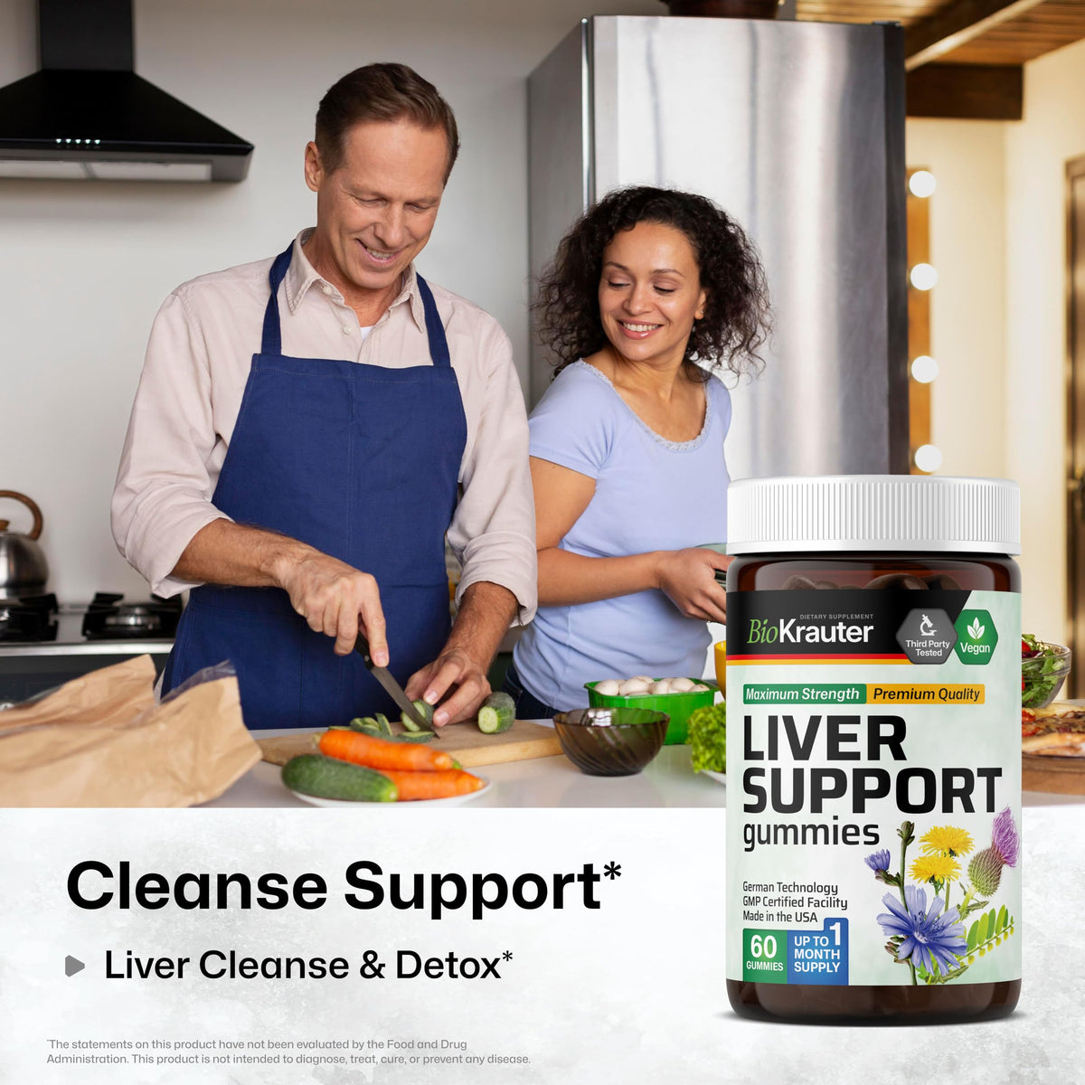 Liver Support 60 Gummies & Liver Detox Tincture 4 Fl. Oz. O361463