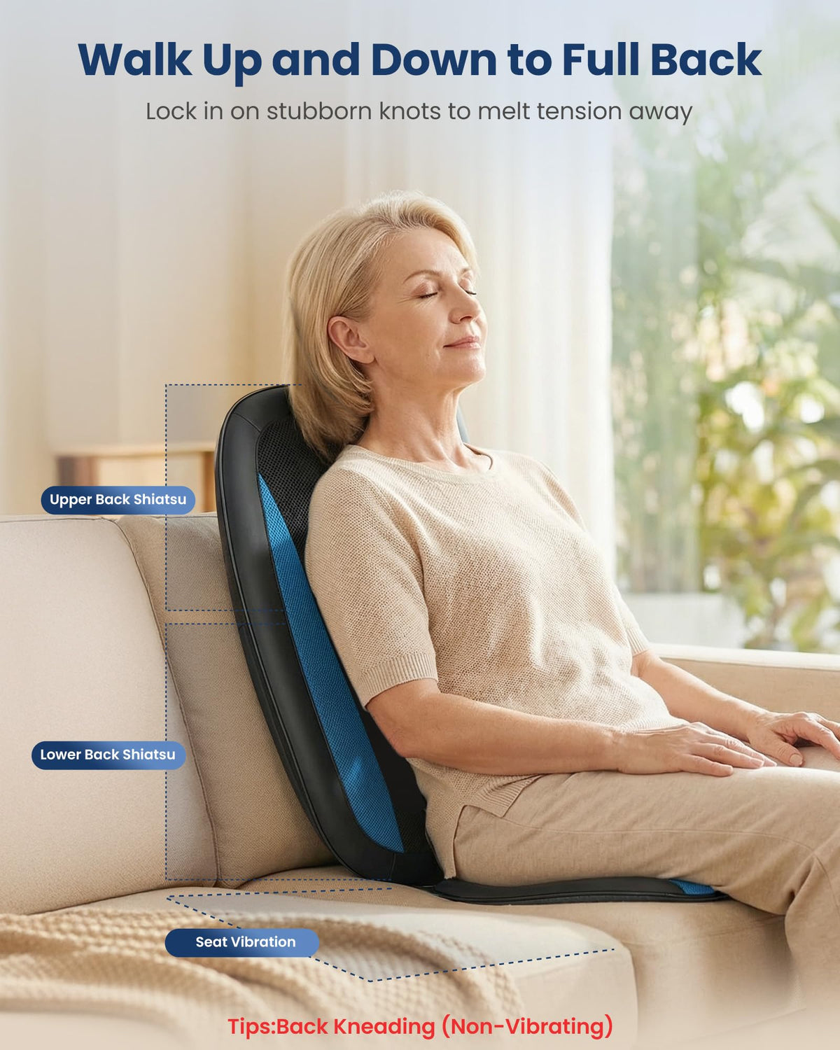 Shiatsu Back Massager with Heat Y4943