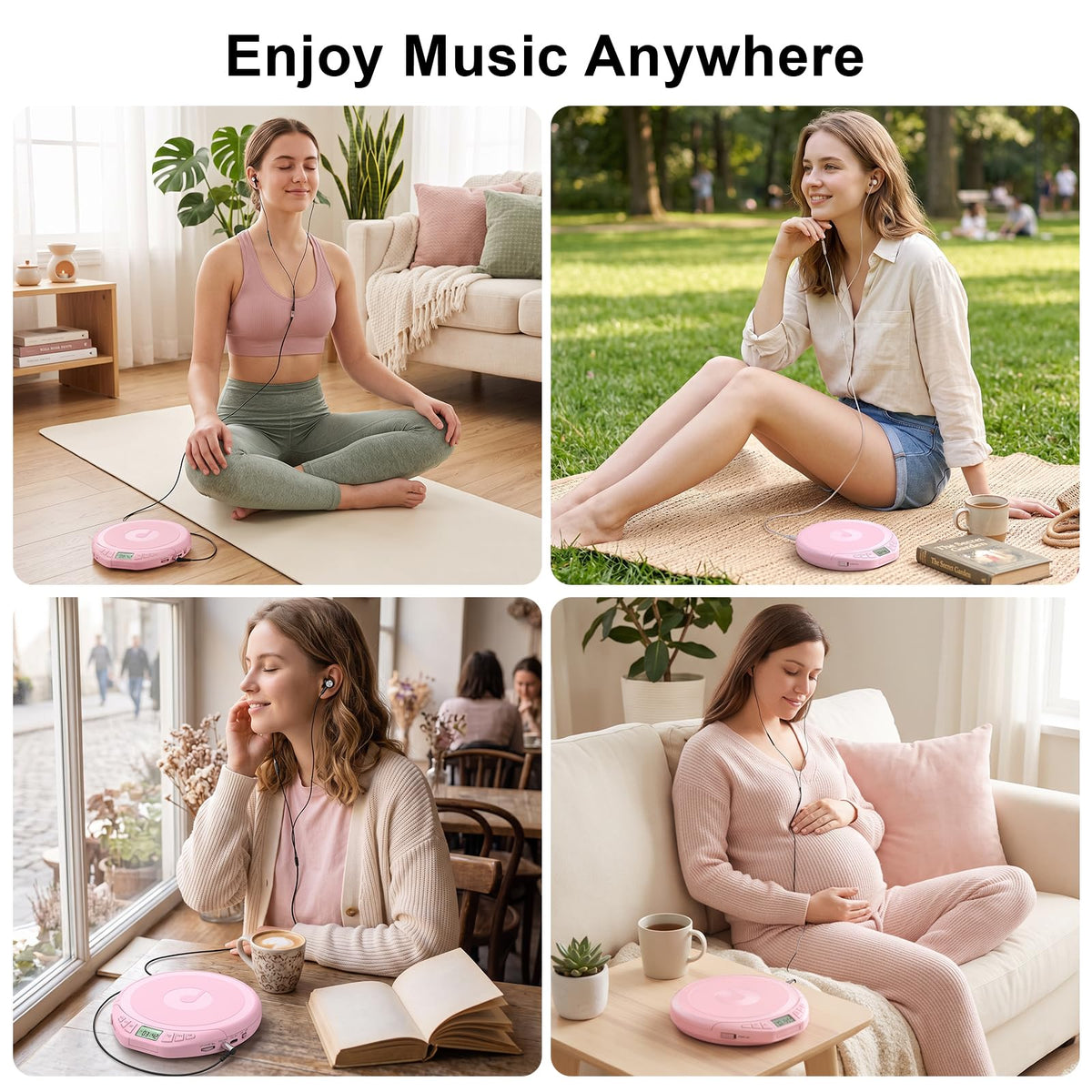 Portable CD Player with Earphones U9141
