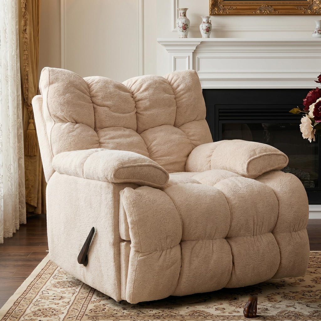 Oversized Swivel Rocker Recliner Chair B554