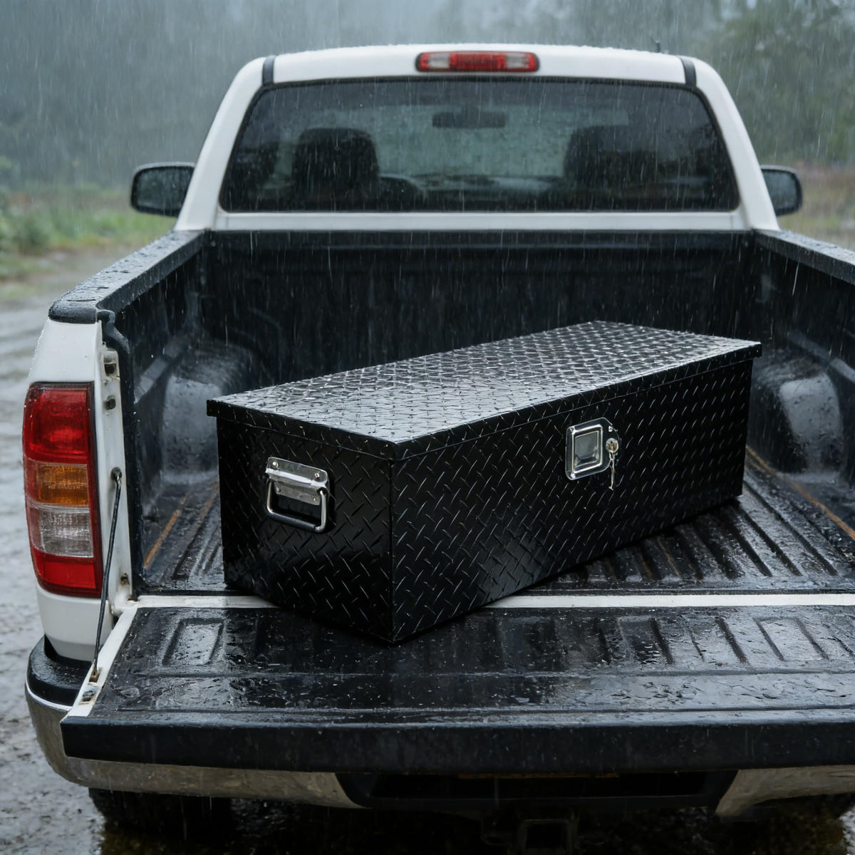 39" Aluminum Lockable Truck Tool Box L653