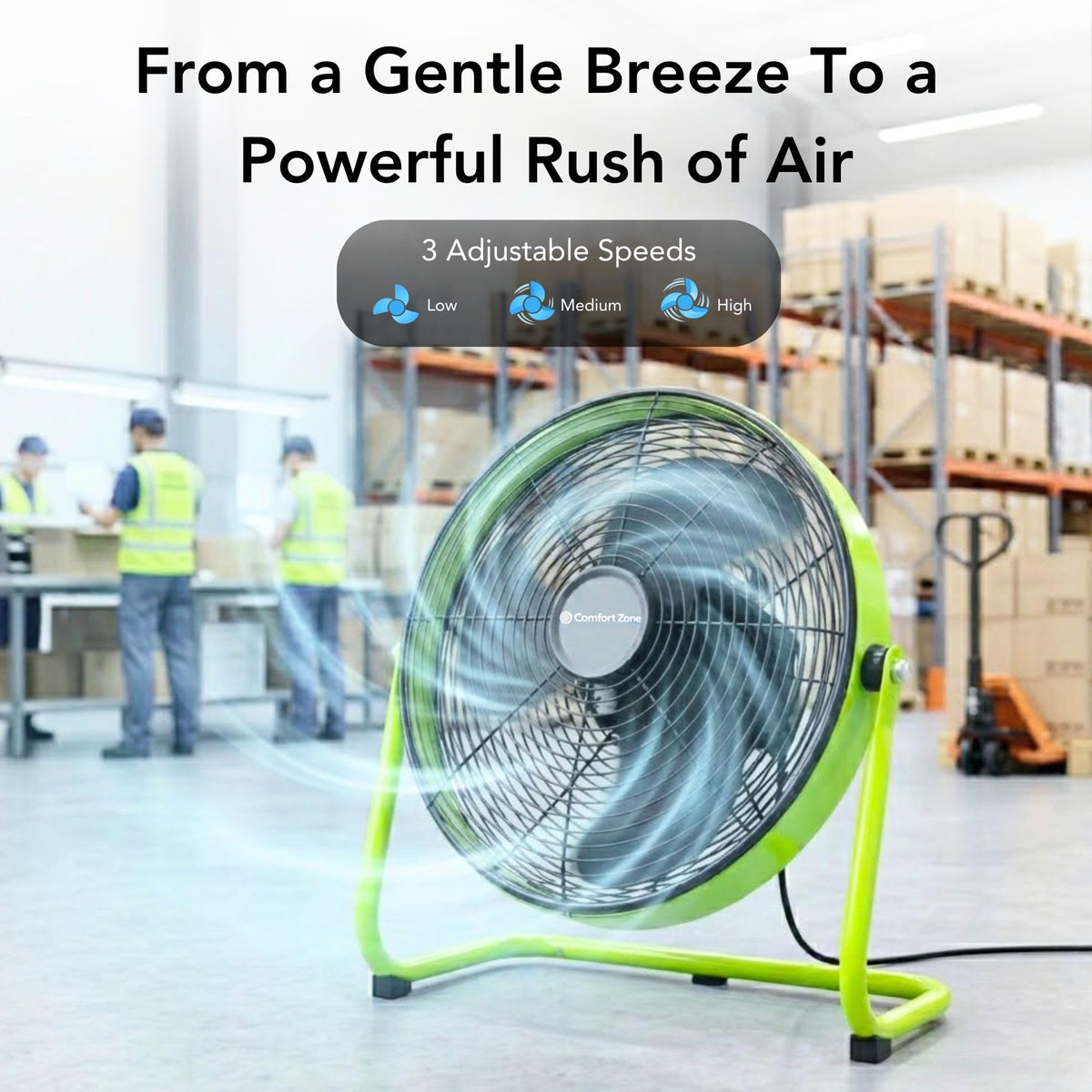 18-Inch High-Velocity Industrial Floor Fan R9746