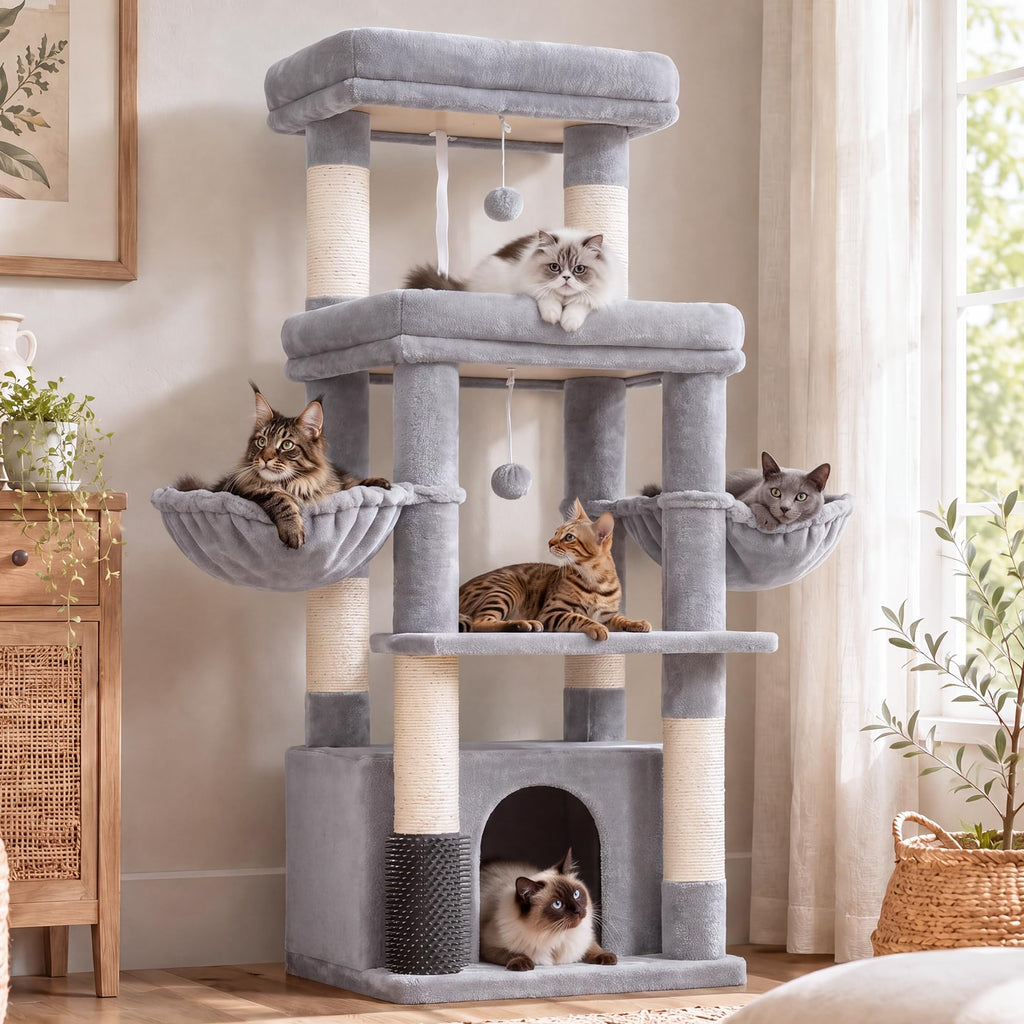 Cat Tree Tower with Extra Large Platform P845