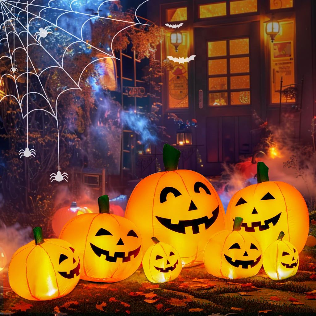 7.5FT Halloween Inflatables Outdoor Decorations Pumpkin B844