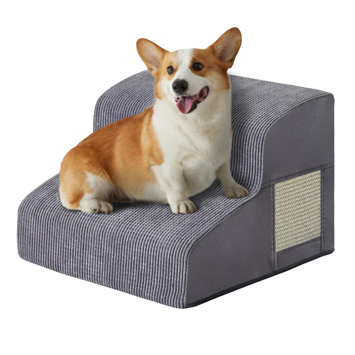 Dog Stairs 2-Step Grey O126441