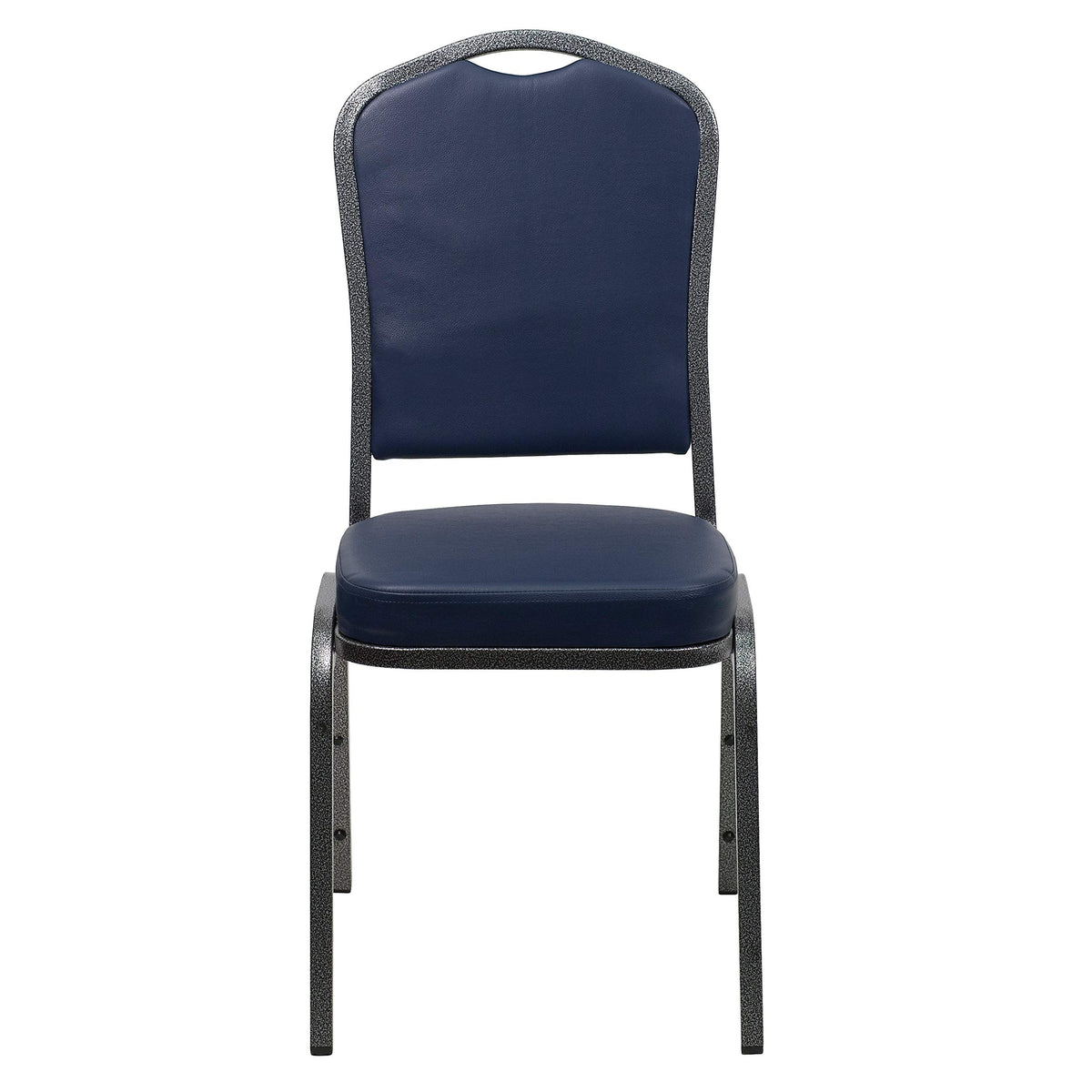 Silver Vinyl Stackable Banquet Chair B8615