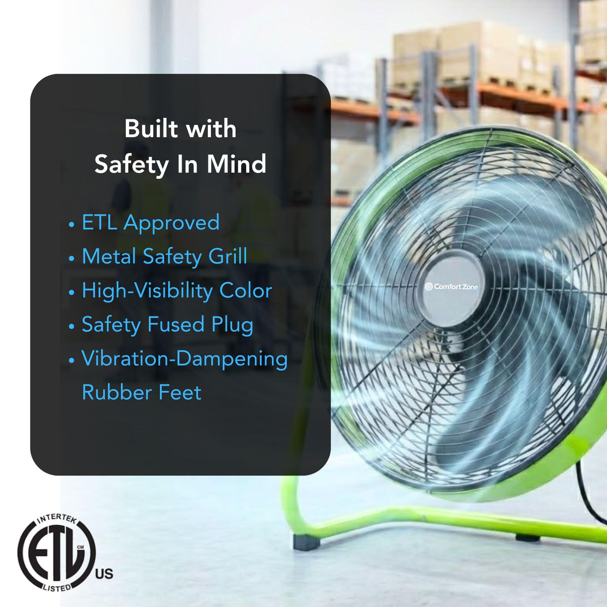 18-Inch High-Velocity Industrial Floor Fan R9746