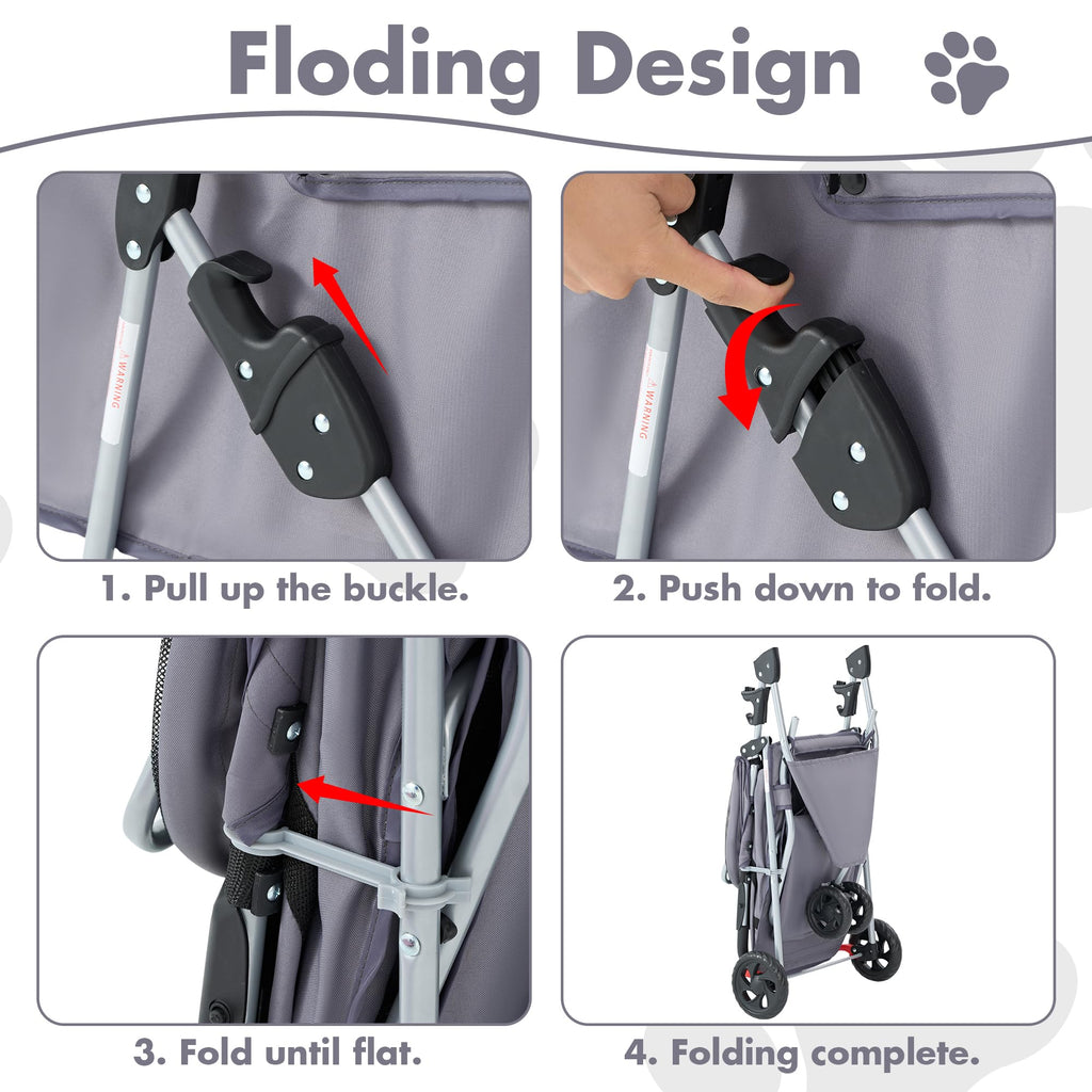 3 Wheels Pet Stroller C3599